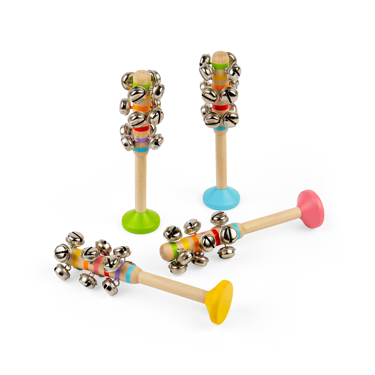 Wooden Jingle Bell Stick