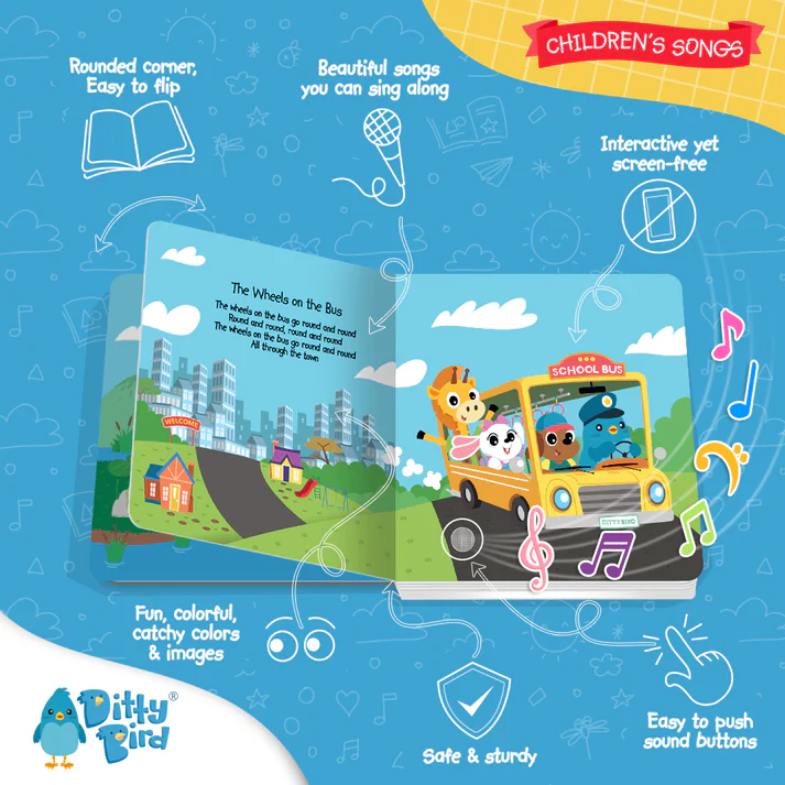 Ditty bird - Children's Songs | USB-C Rechargeable - Image 3