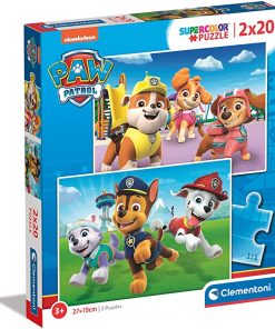 Paw Patrol - 2 x 20pc Puzzle