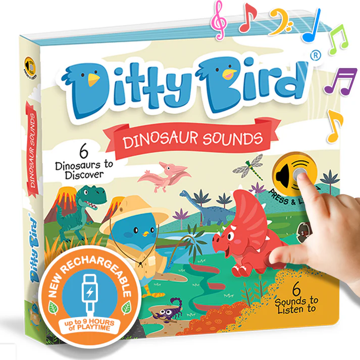 Ditty Bird - Dinosaur Sounds | USB-C Rechargeable