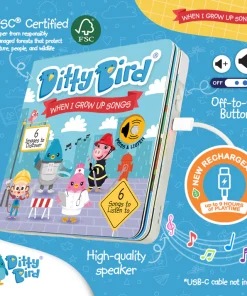 Alternative view of Ditty Bird - When I Grow Up Songs | USB-C Rechargeable