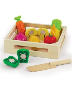 Wooden Crate of Vegetables