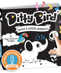 Ditty Bird - Black & White Animals | USB-C Rechargeable