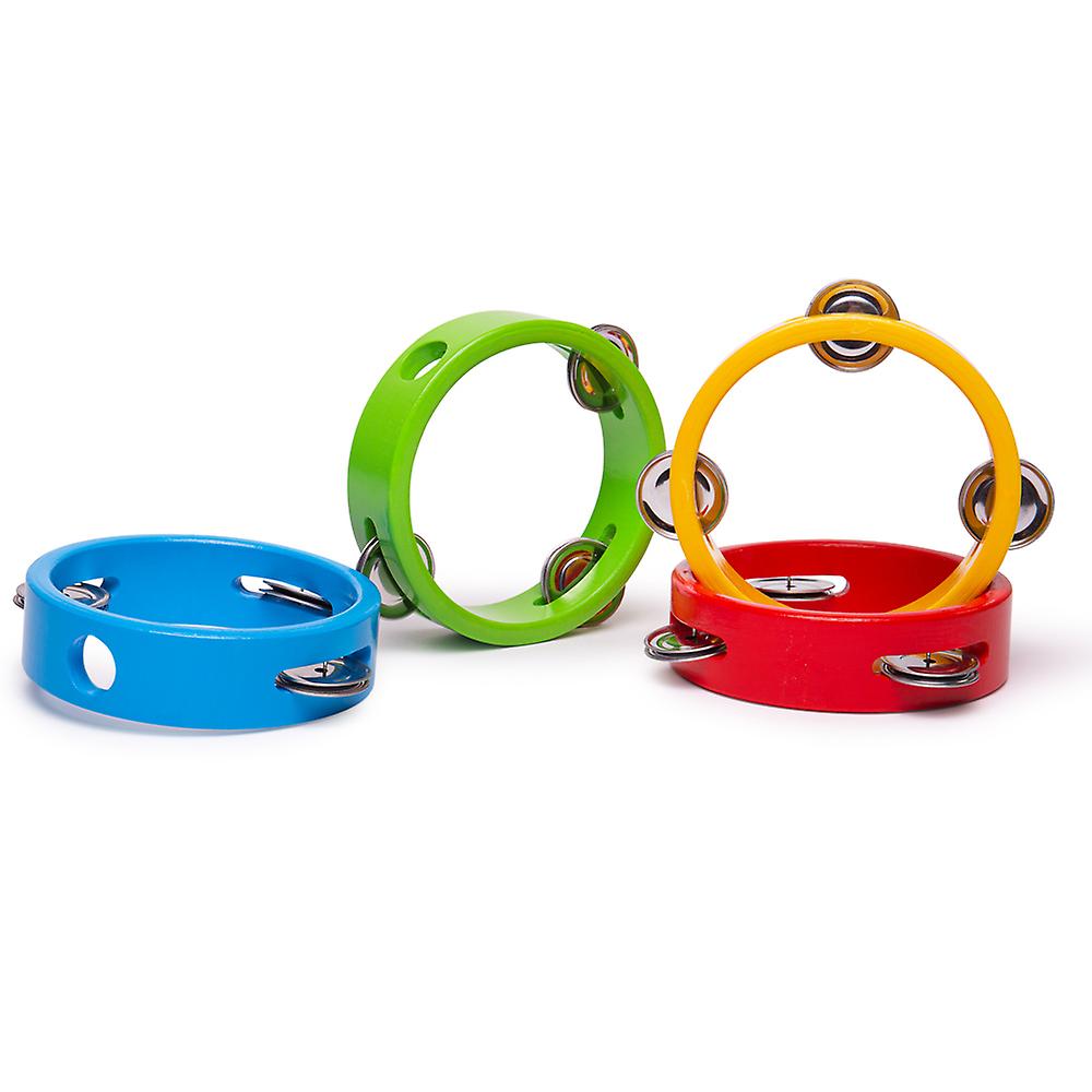 Wooden Mini Tambourine (sold individually)