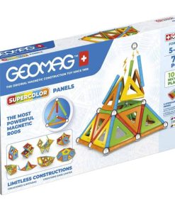 Geomag Supercolour Panels - 78 Pieces