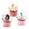 Mini Snow Globes - Pink