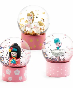Mini Snow Globes - Pink