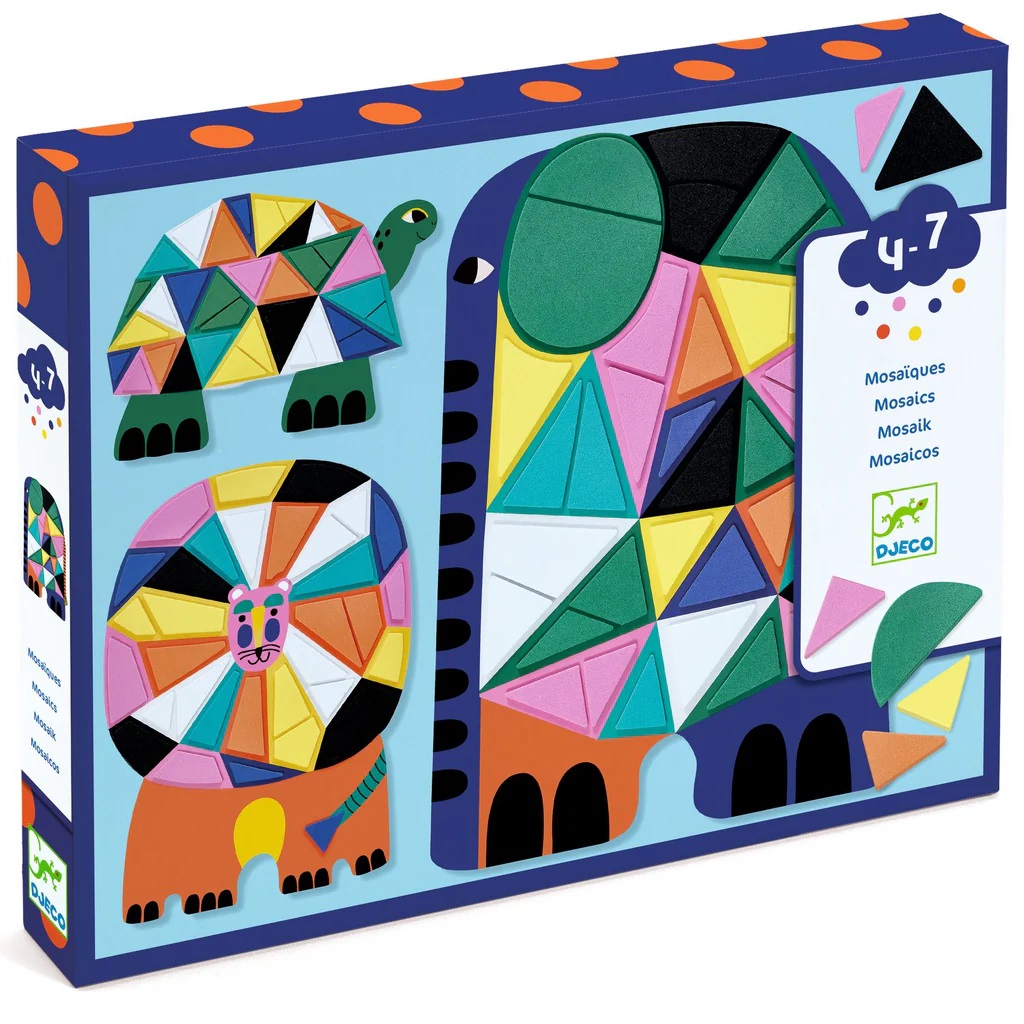 Mosaic Stickers Craft Set - African Animals