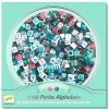 Djeco Alphabet Beads - Silver