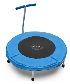 Plum Junior Bouncer Round Bungee Trampoline with Handle - Blue