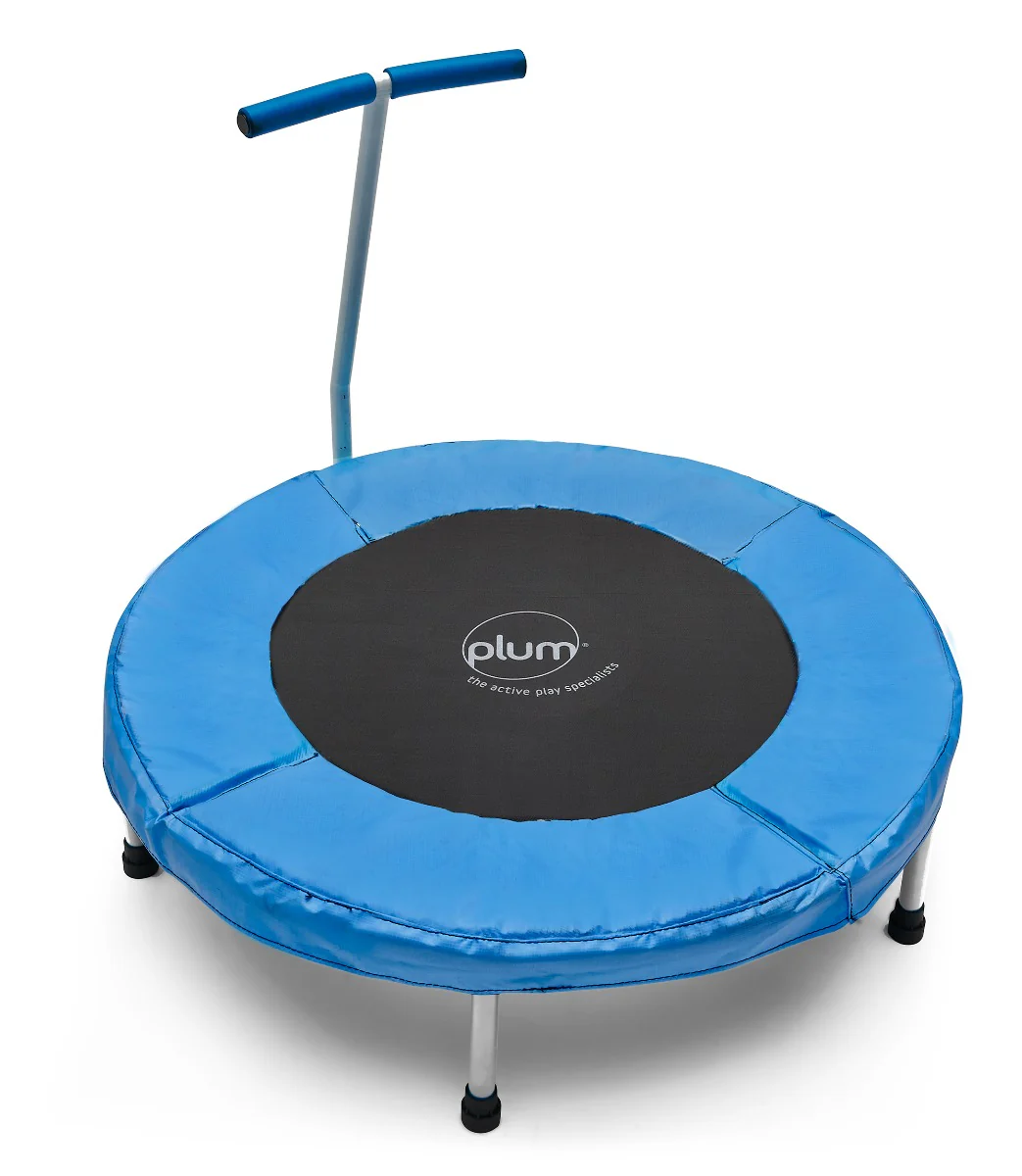 Plum Junior Bouncer Round Bungee Trampoline with Handle - Blue