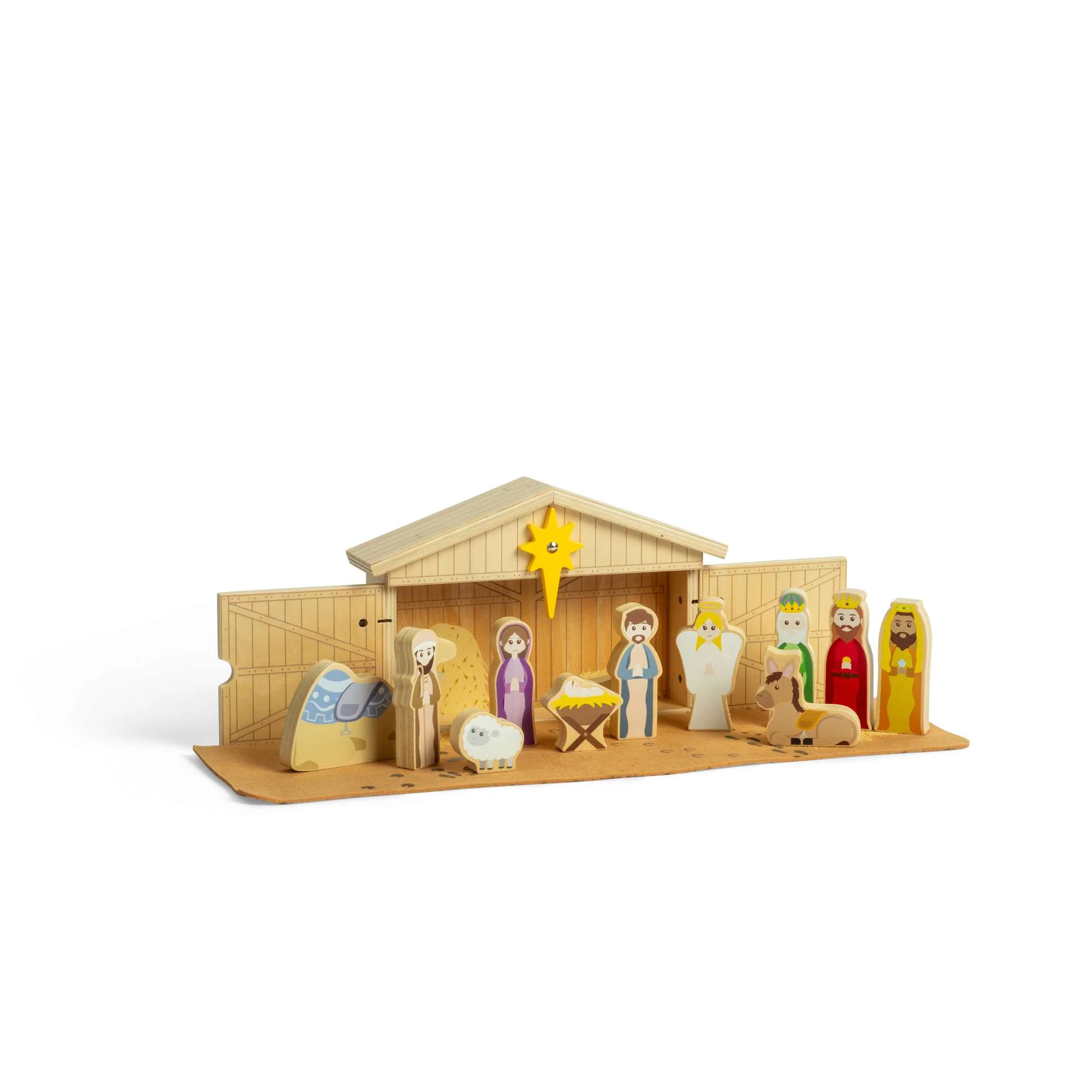 Wooden Nativity Set