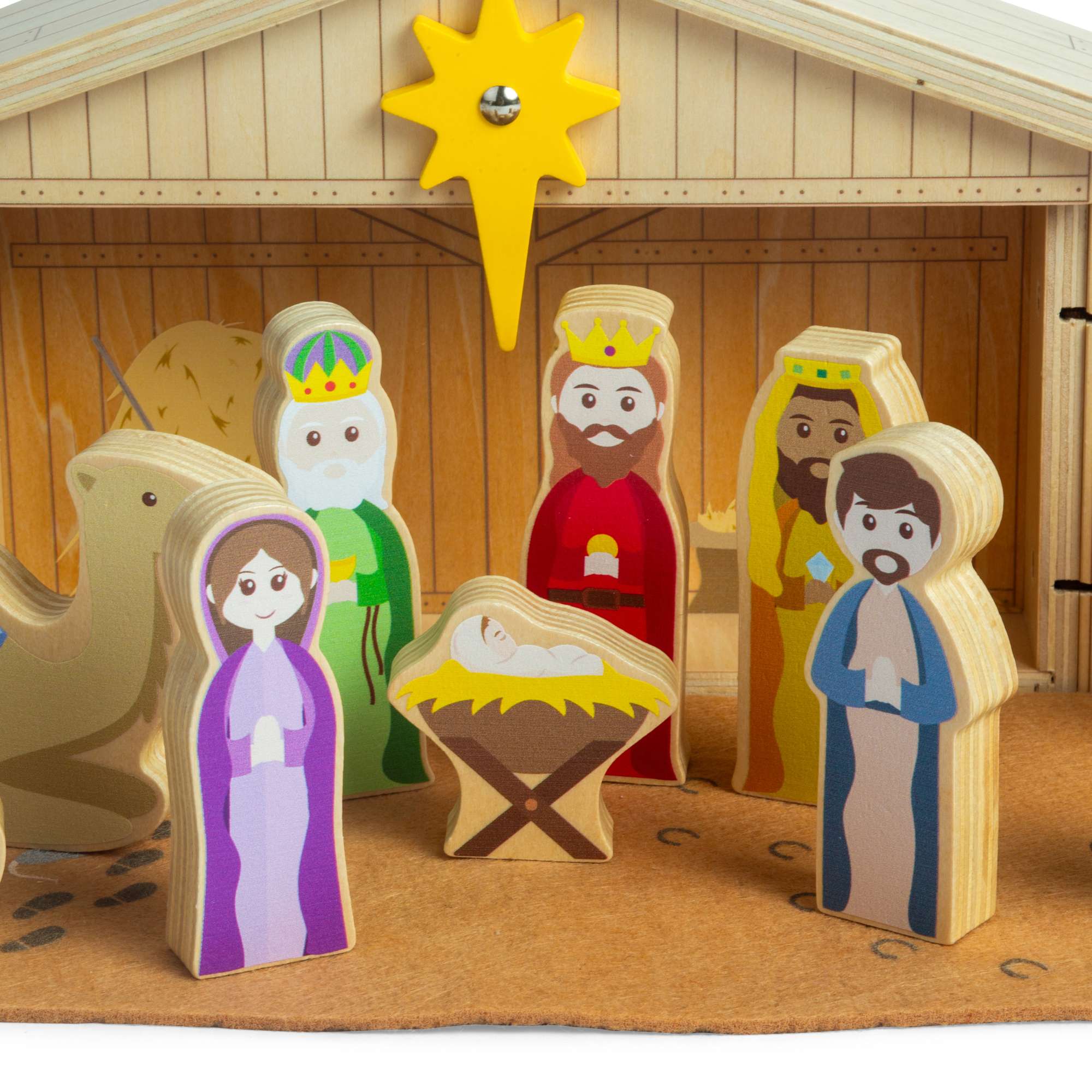 Wooden Nativity Set - Image 2