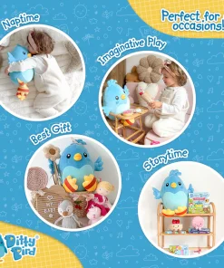 Alternative view of Ditty Bird Squishy Soft Plush