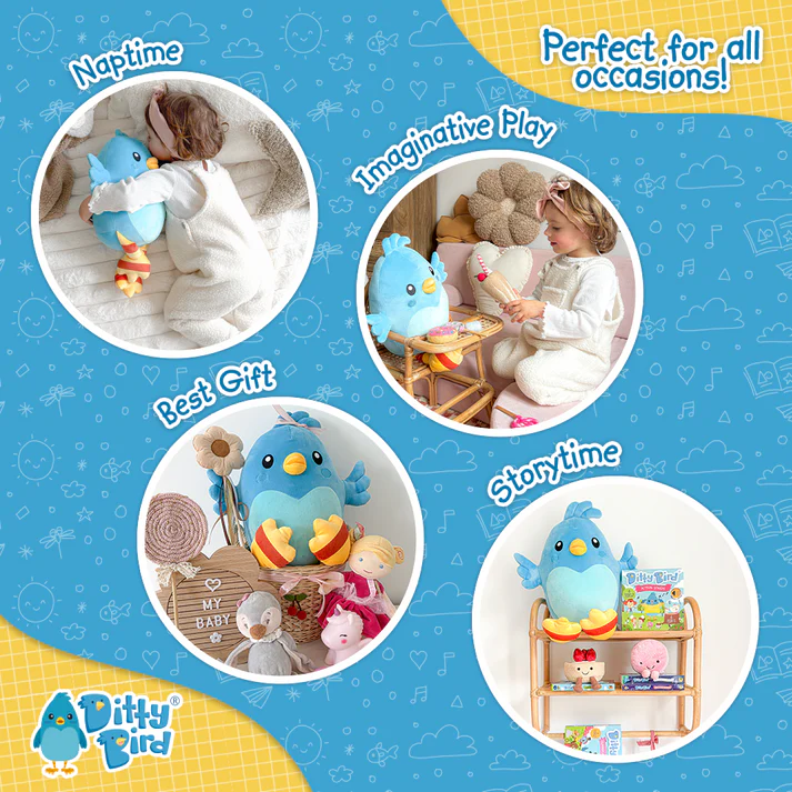 Ditty Bird Squishy Soft Plush - Image 2