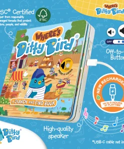 Alternative view of Ditty Bird - Where's Ditty Bird? Search & Find | USB-C Rechargeable