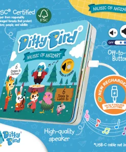 Alternative view of Ditty Bird - Music of Mozart | USB-C Rechargeable