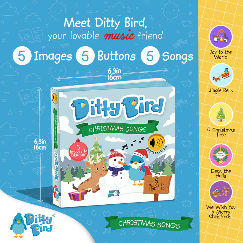 Ditty Bird - Christmas Songs | USB-C Rechargeable - Image 3
