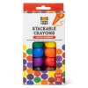 Stackable Crayons - Retro Rainbow