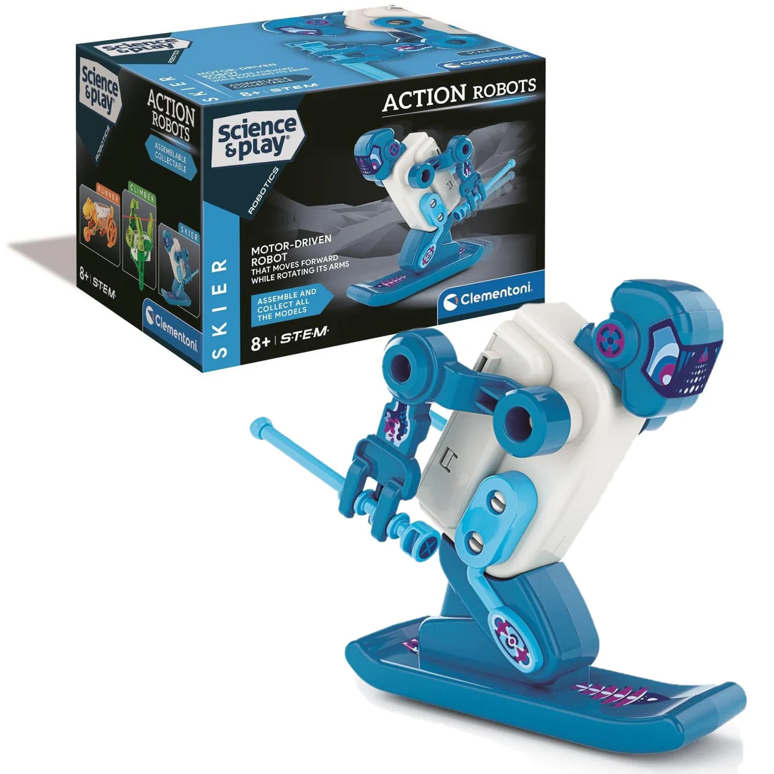 Skier Action Robot