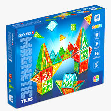 Magnetic Tiles - 60 Pieces