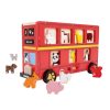 Wooden Red Bus Shape Sorter