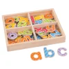 Wooden Magnetic Letters - Lower Case