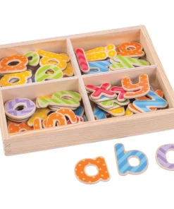 Wooden Magnetic Letters - Lower Case