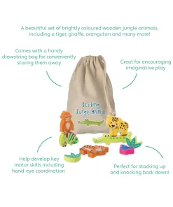 Alternative view of Stacking Jungle Animals