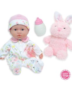 Alternative view of La Baby 11-inch Soft Body Play Doll Body Travel Case Gift Set, Pink