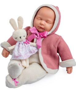 La Baby Original Pink Collection Gift Set 17" Soft Body Closed Eyes