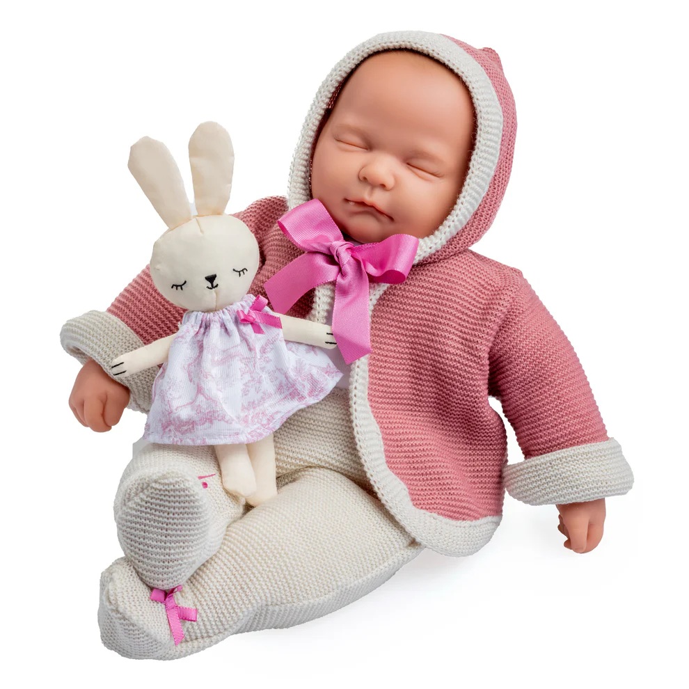 La Baby Original Pink Collection Gift Set 17" Soft Body Closed Eyes