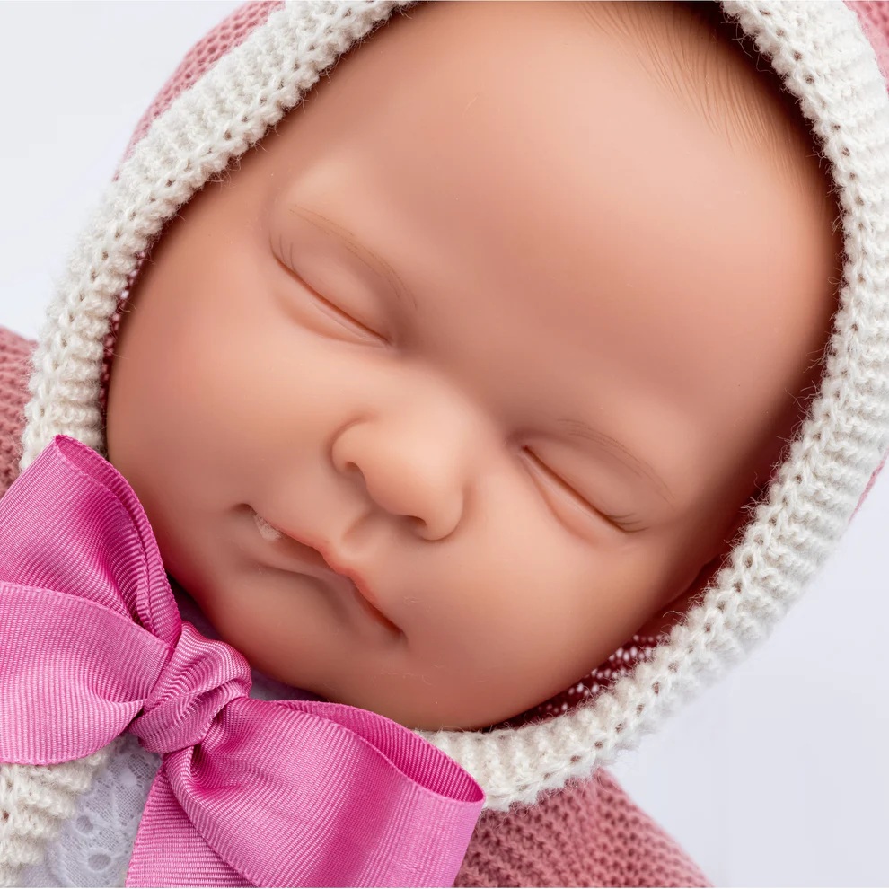 La Baby Original Pink Collection Gift Set 17" Soft Body Closed Eyes - Image 4