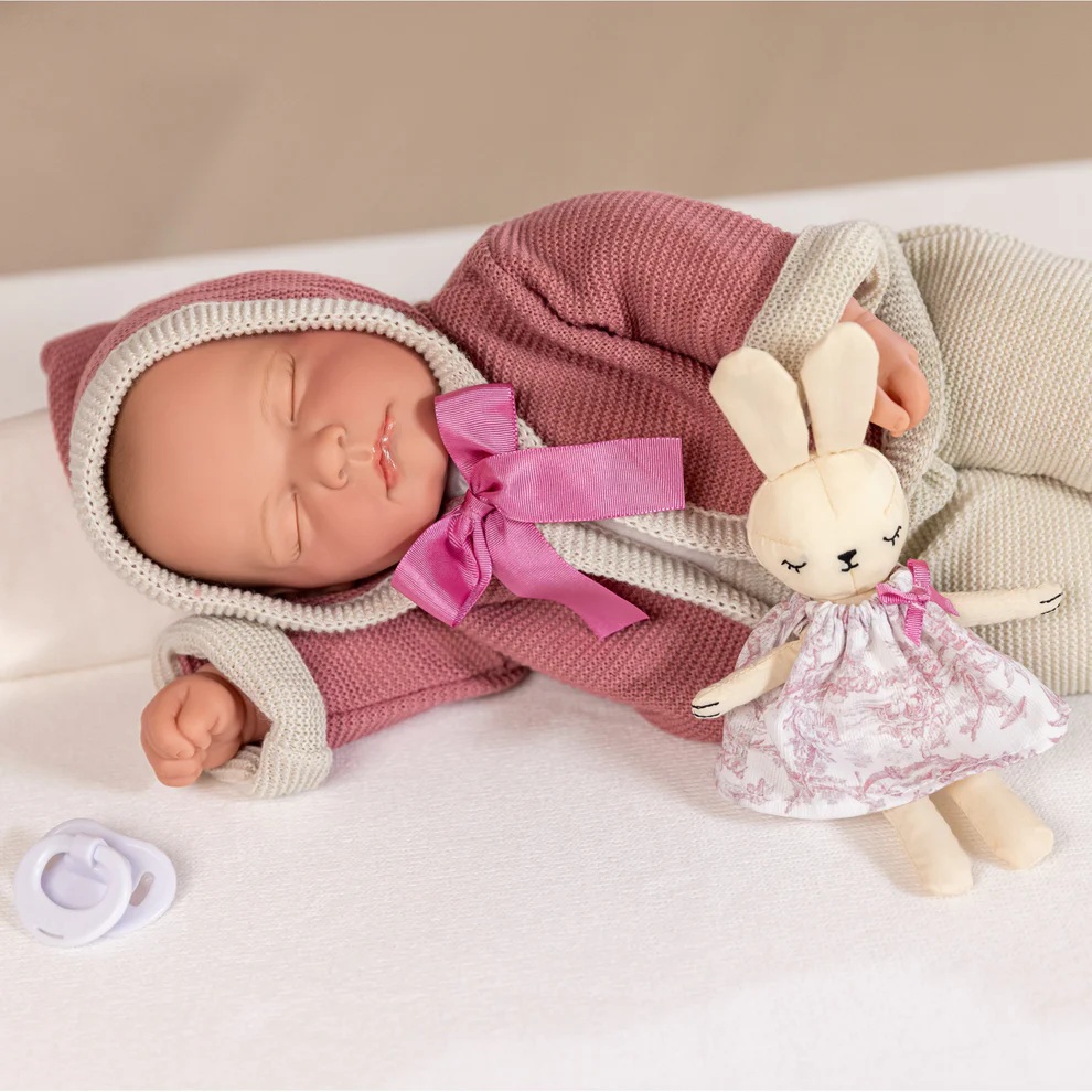 La Baby Original Pink Collection Gift Set 17" Soft Body Closed Eyes - Image 3