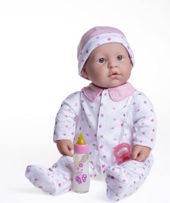 Alternative view of La Baby Play Doll - 20" Soft Body Baby Doll in baby outfit Pink w/ Pacifier