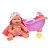 Lots to Love Babies 14" All-Vinyl Doll Bathtub Gift Set with Rubber Ducky