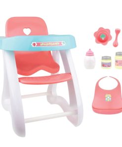 For Keeps! Highchair + Accessory Gift Set fits dolls up to 16” dolls