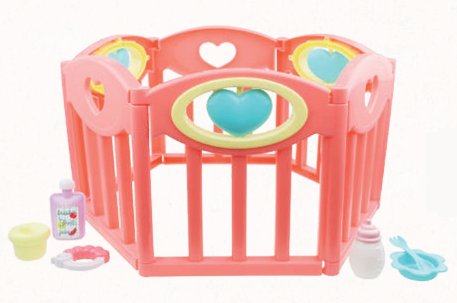 Deluxe Baby Doll PlayPen and Accessories for Dolls up to 17 inches