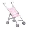 Berenguer Boutique Single Umbrella Baby Doll Stroller - Pink