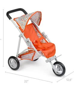 Alternative view of Berenguer Boutique Playtime | Deluxe Folding Jogger | Nature Collection | for Dolls up to 20"