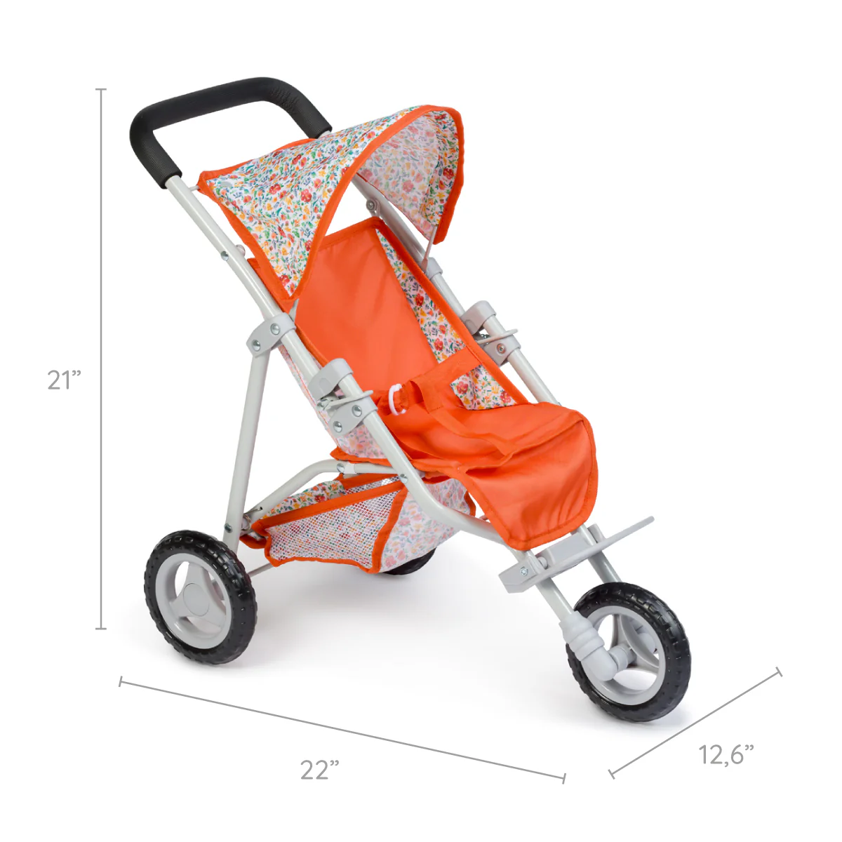 Berenguer Boutique Playtime | Deluxe Folding Jogger | Nature Collection | for Dolls up to 20" - Image 2
