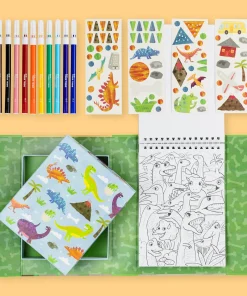 Alternative view of Colouring Set - Dinosaur