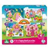 Happyland 4 in 1 Fairytale Puzzles