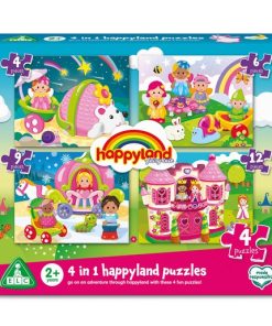 Happyland 4 in 1 Fairytale Puzzles
