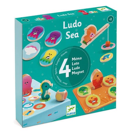 Ludo Sea - 4 in 1 Games